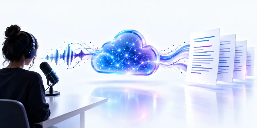 Illustration associated with audio transcription examples