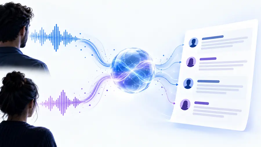ChatGPT audio to text workflow overview